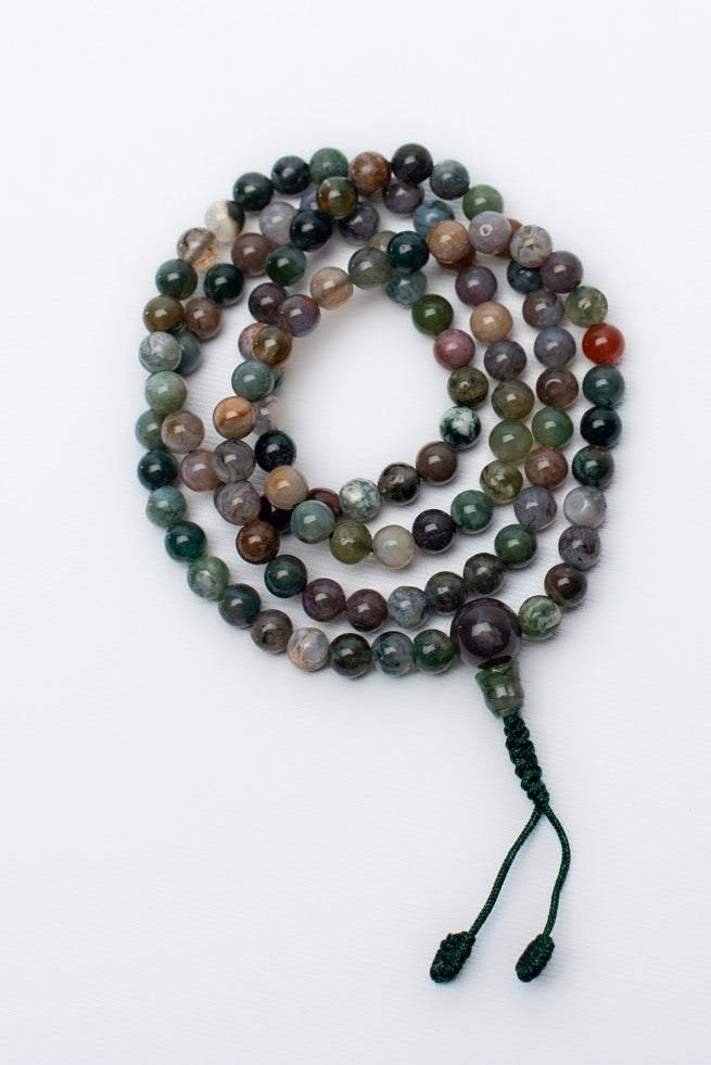 Malas sacrés, bénis par le moine tibétain Tenzin Penpa (12 choix de pierre)
