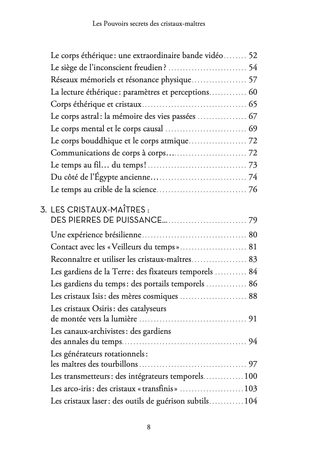Les Pouvoirs Secrets des Cristaux-Maîtres - Patrick Drouot