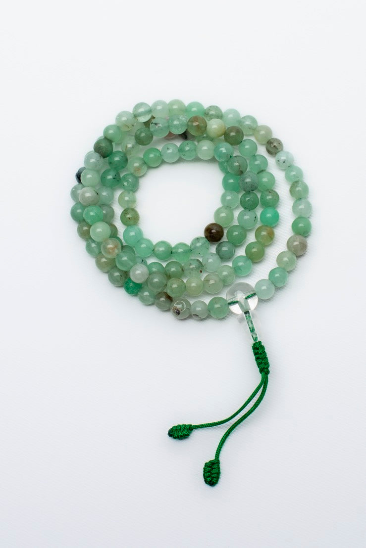 Malas sacrés, bénis par le moine tibétain Tenzin Penpa (12 choix de pierre)
