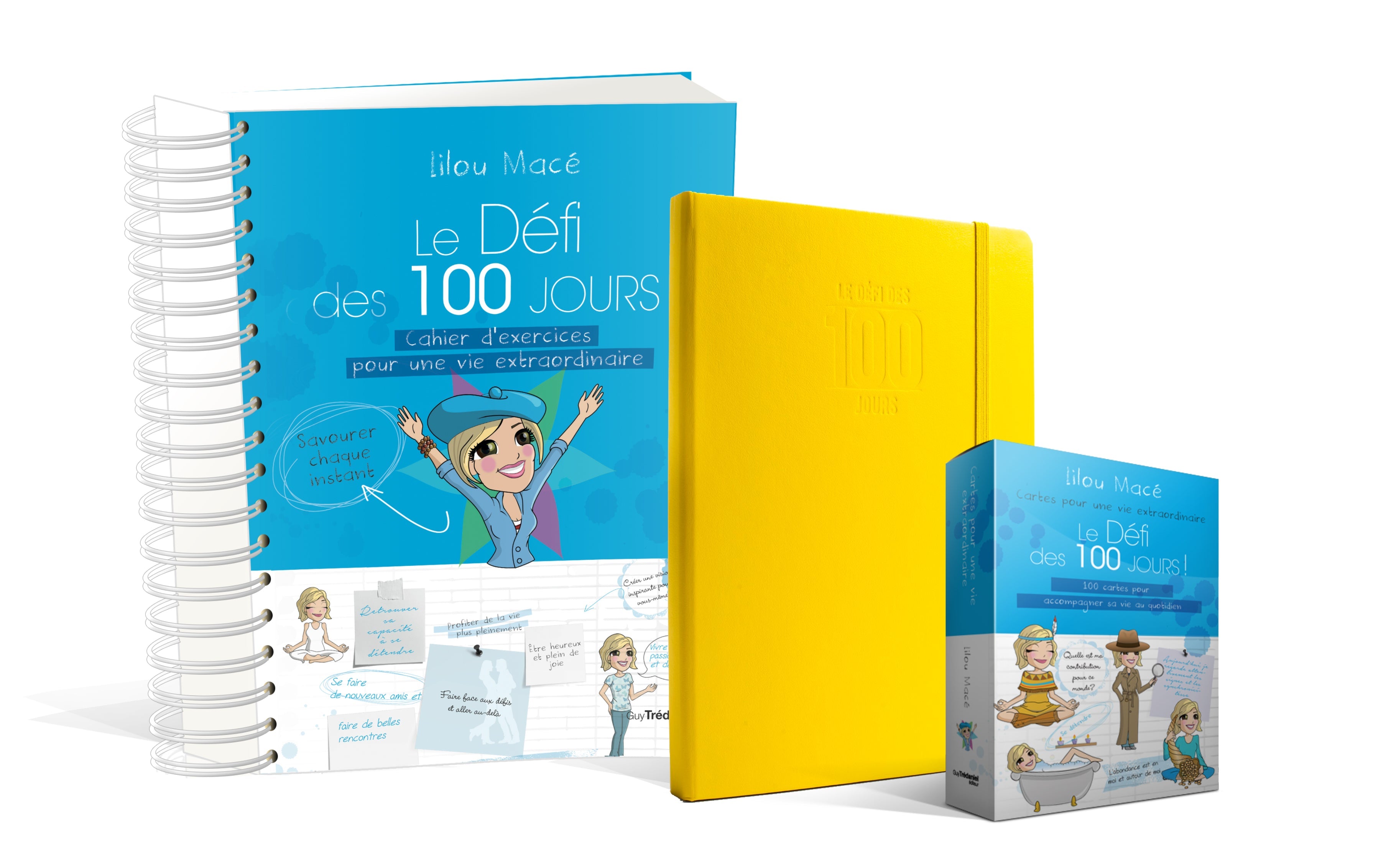 Cahier d'exercices du Défi des 100 jours VIE EXTRAORDINAIRE + Carnet de