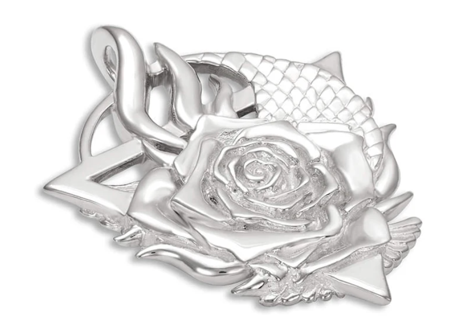 MÈRE MARIE | Pendentif SACRÉ-COEUR en ARGENT | LE CODE SOPHIA