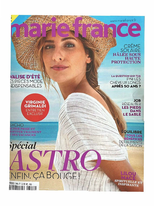 Lilou Macé dans Marie France 🌟 une exploratrice de l’âme au service de l’éveil