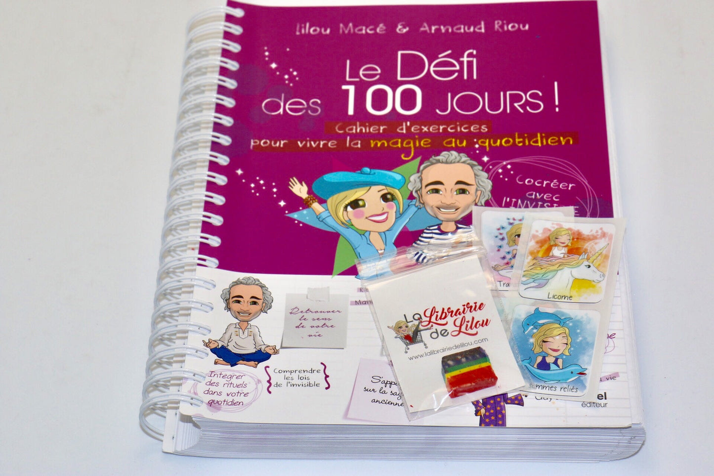 Cahier d'exercices du défi des 100 jours POUR VIVRE LA MAGIE AU QUOTIDIEN