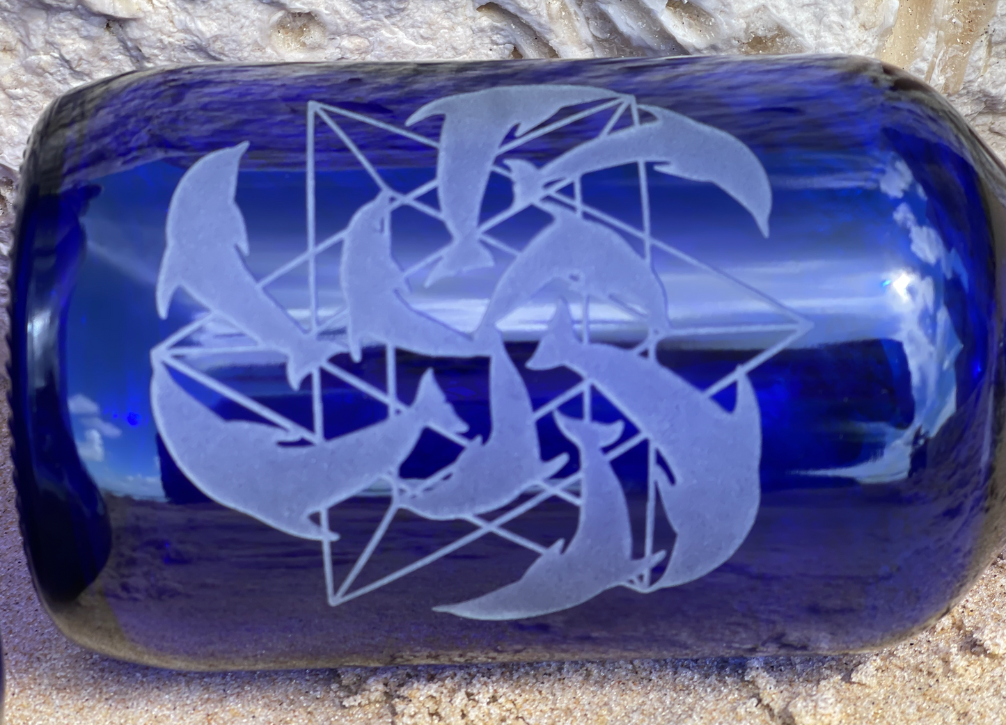 Blue Bottle MERKABA DAUPHINS 0,75 L