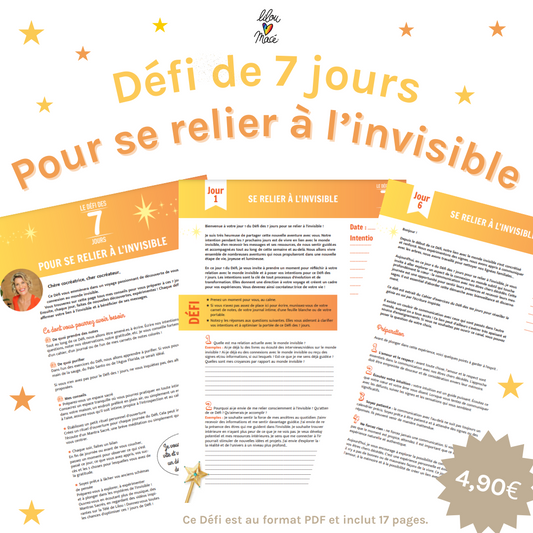 Défi des 7 jours pour se relier à l'invisible (ebook)