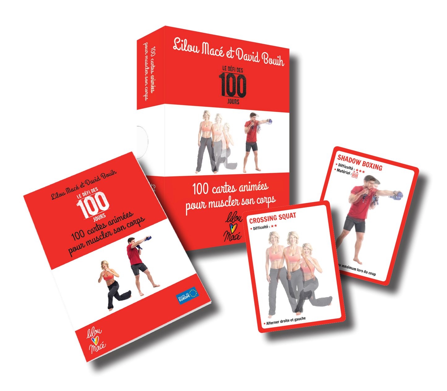 PACK REMISE EN FORME 🔥: Cahier Défi des 100 jours Sport + 100 cartes animées SPORT + 1 Livre Glucose Révolution + 1 livre Boissons Détox + 100 VIDÉOS DE COACHING  OFFERTES (Défi Sport)🎁 !!!+ 7 jours détox🎁