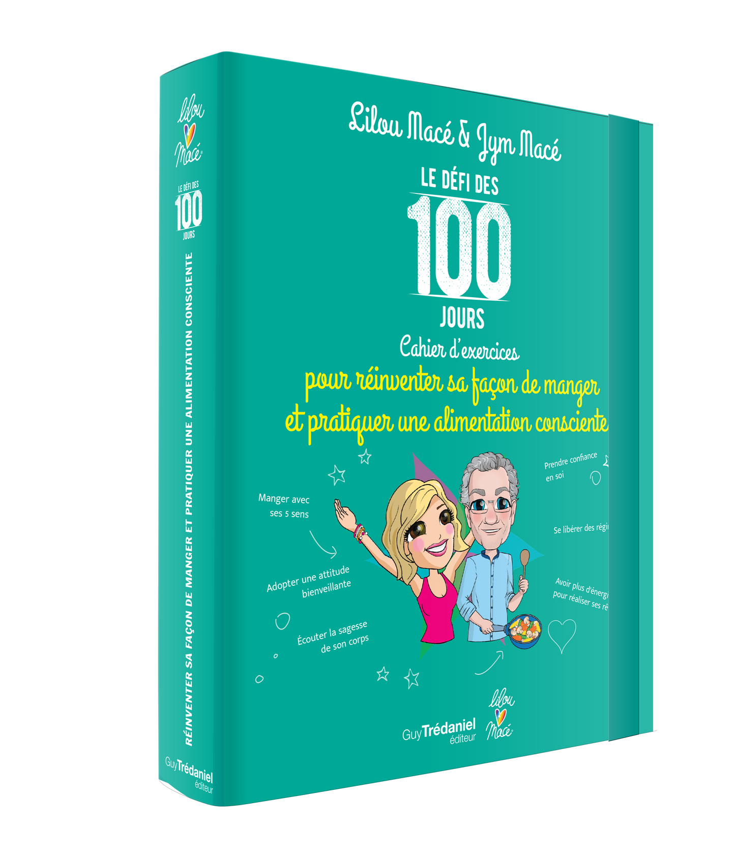 PACK Cahier d'exercices du Défi des 100 jours ALIMENTATION CONSCIENTE + Carnet de notes