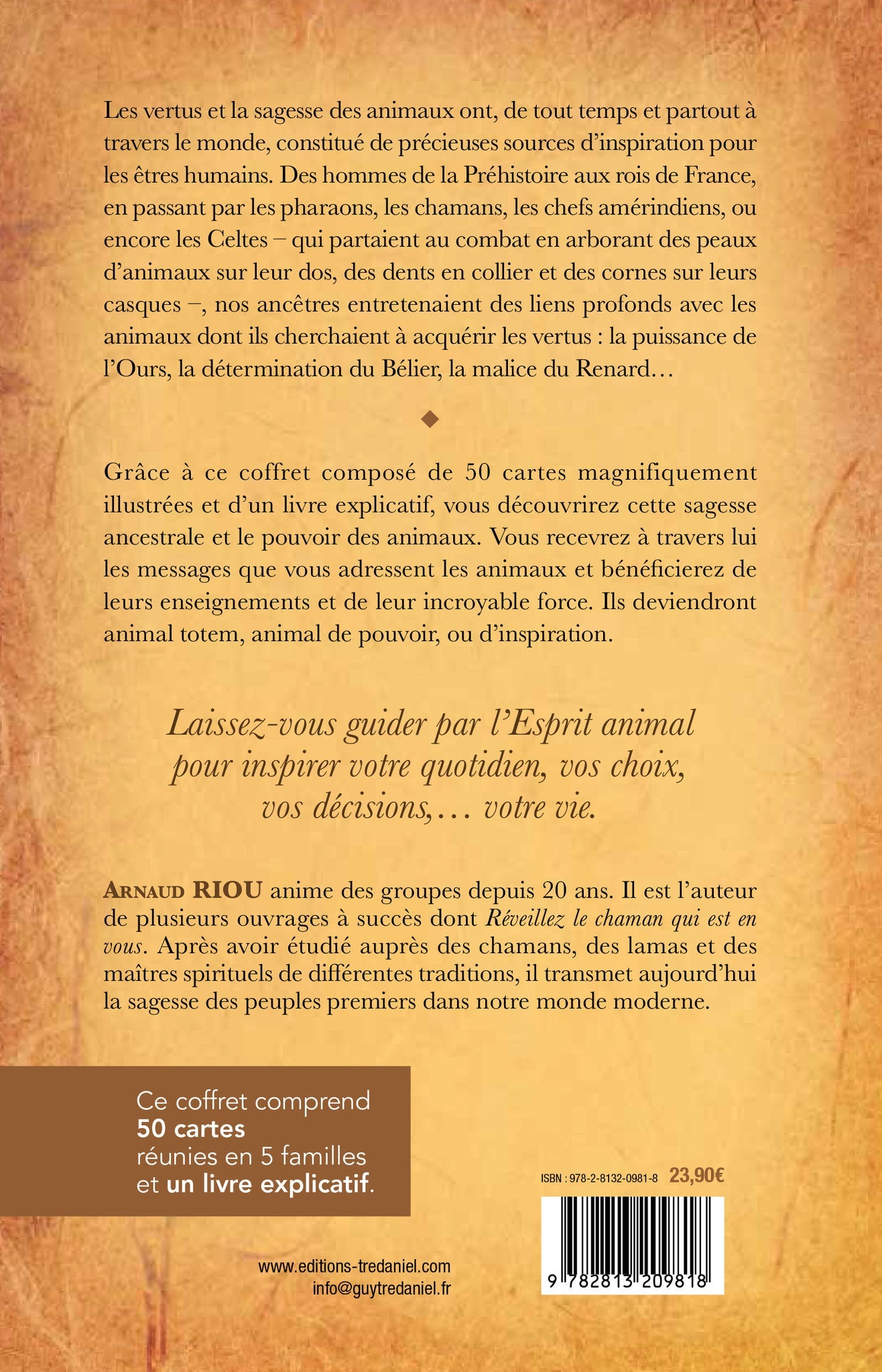 PACK "L'Oracle du peuple animal" et le livre "Réveillez le chaman qui est en vous"