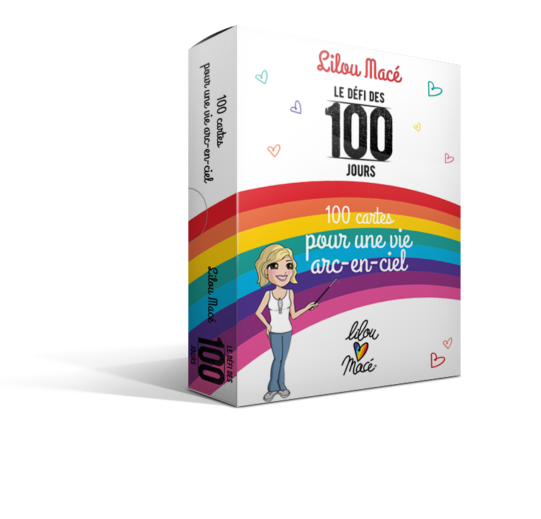 100 CARTES DU DEFI DES 100 JOURS POUR UNE VIE ARC-EN-CIEL