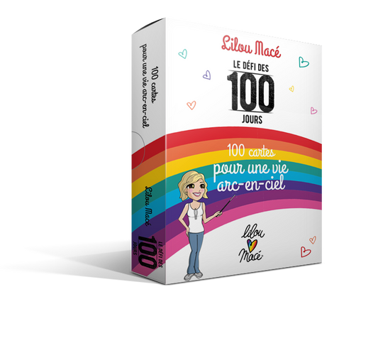 100 CARTES DU DEFI DES 100 JOURS POUR UNE VIE ARC-EN-CIEL