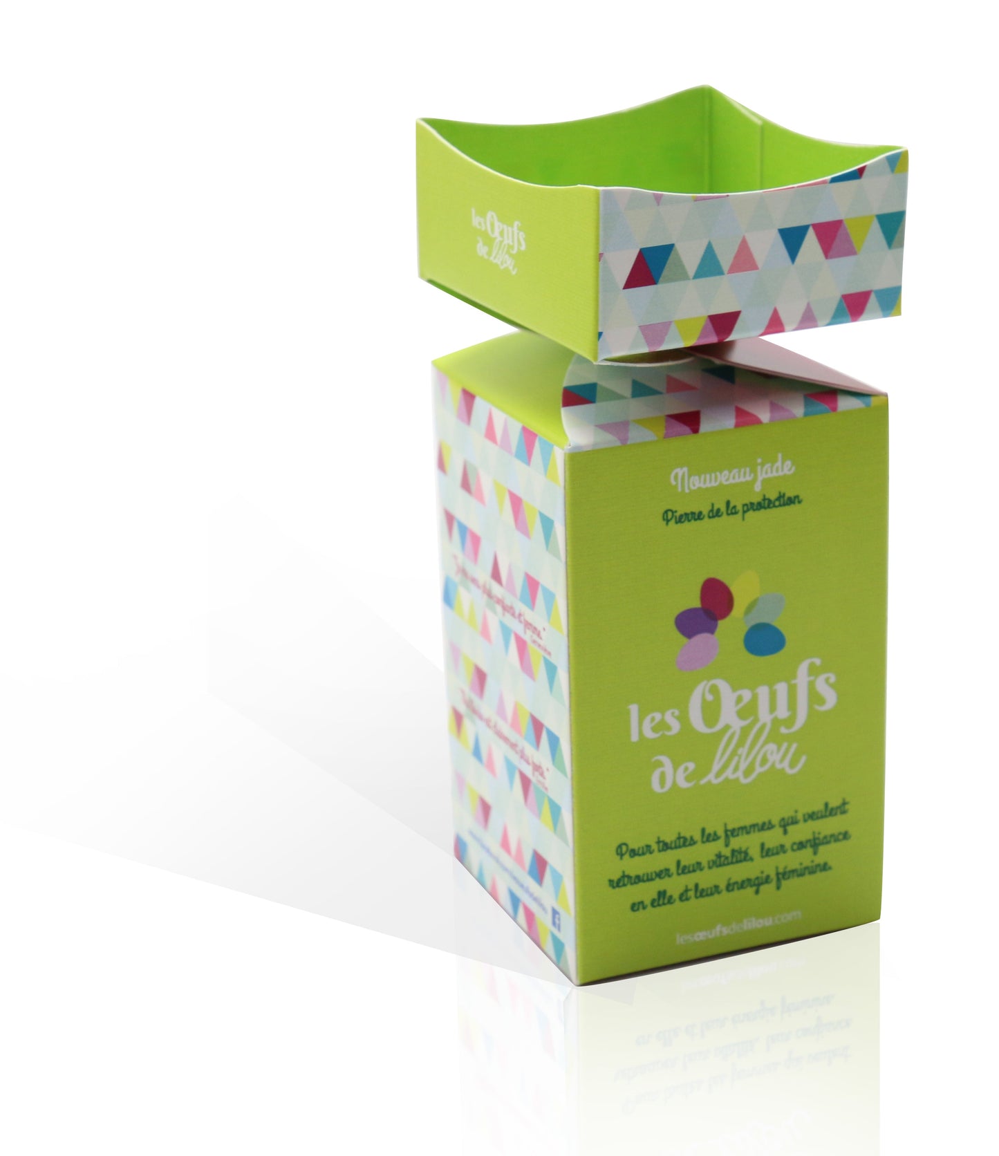 Kit complet Œuf de Yoni Nouveau jade GRAND PERCÉ