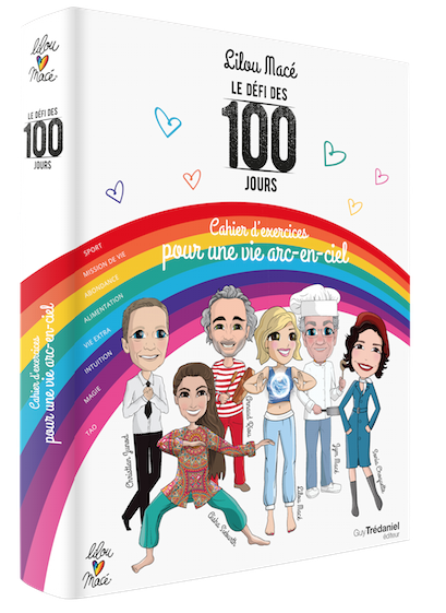PACK Cahier d'exercices du Défi des 100 jours pour UNE VIE ARC-EN-CIEL  + Carnet de notes + 100 cartes Arc-en-ciel